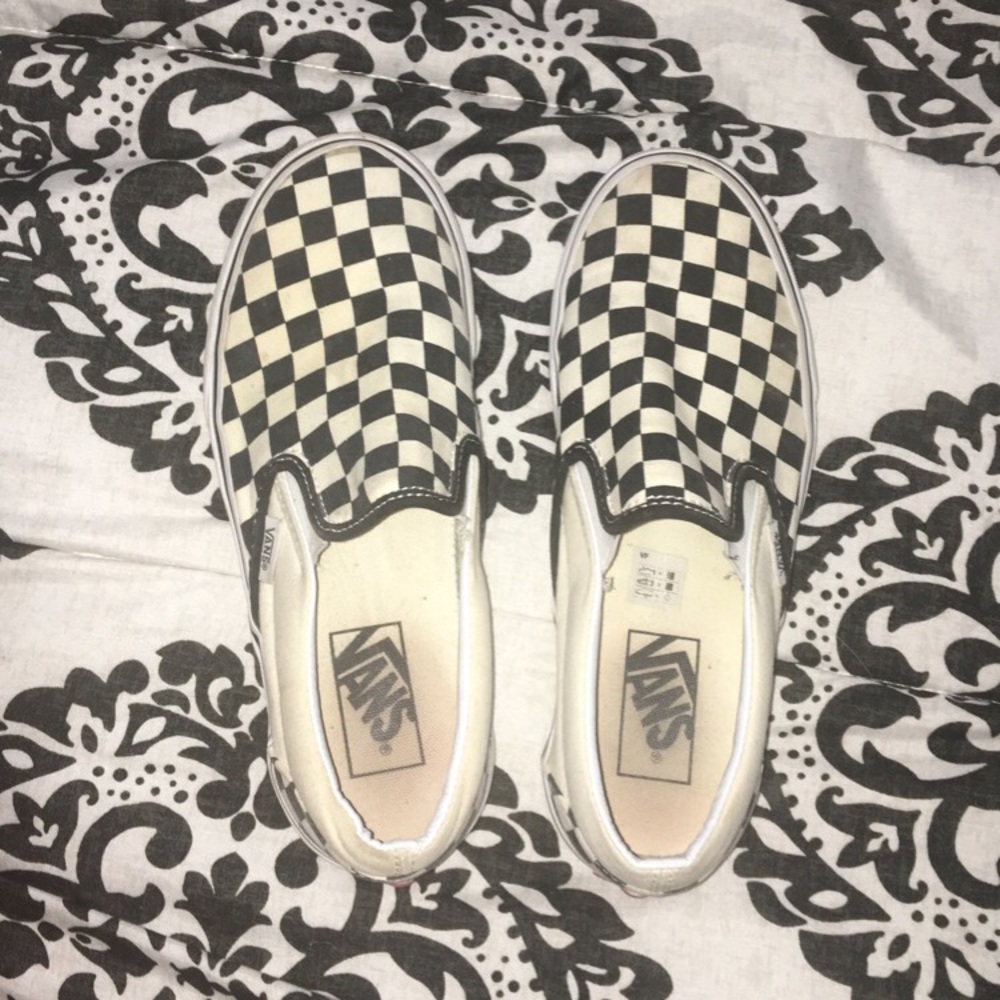 Checkered Vans
